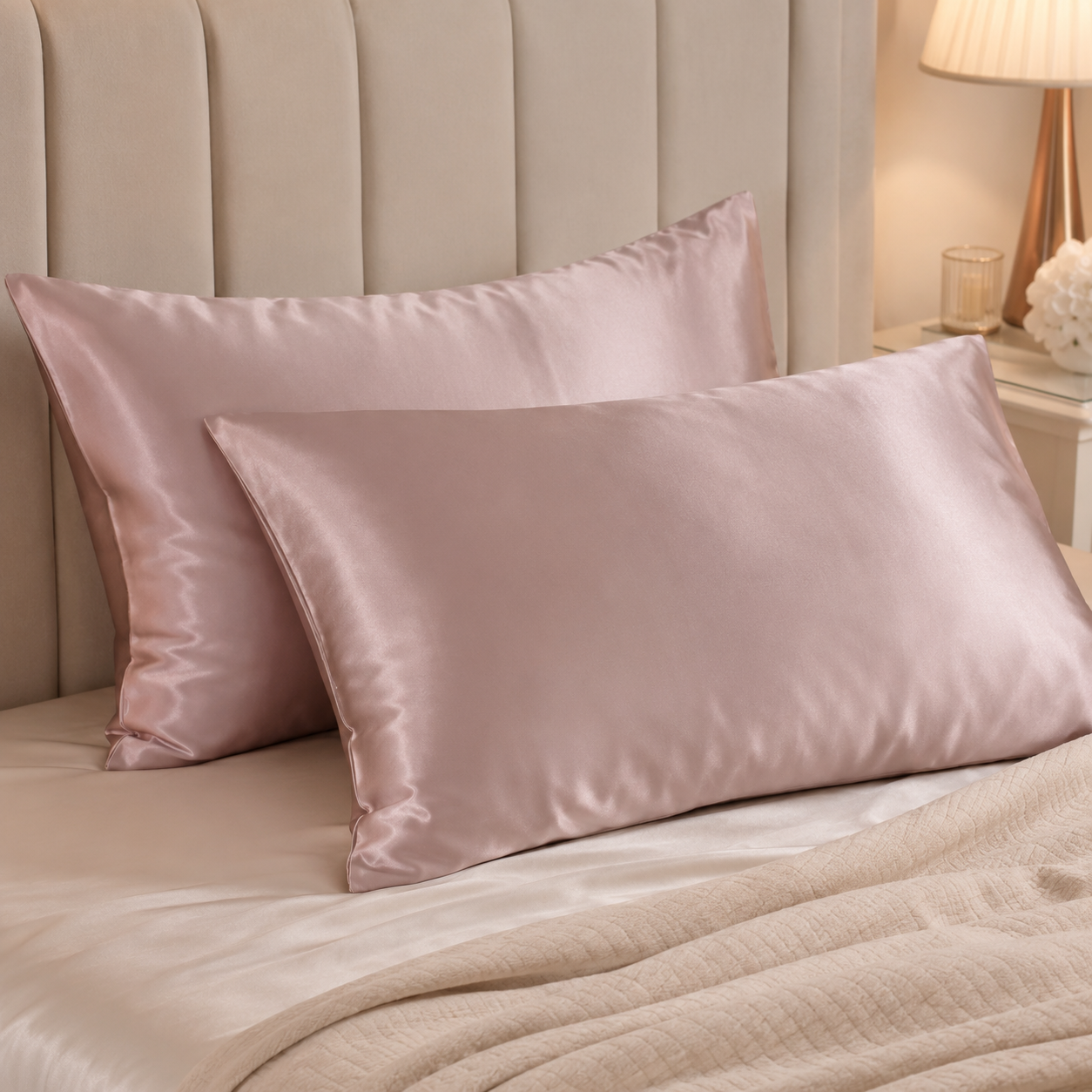 Nocturne Silk-Feel Pillowcase