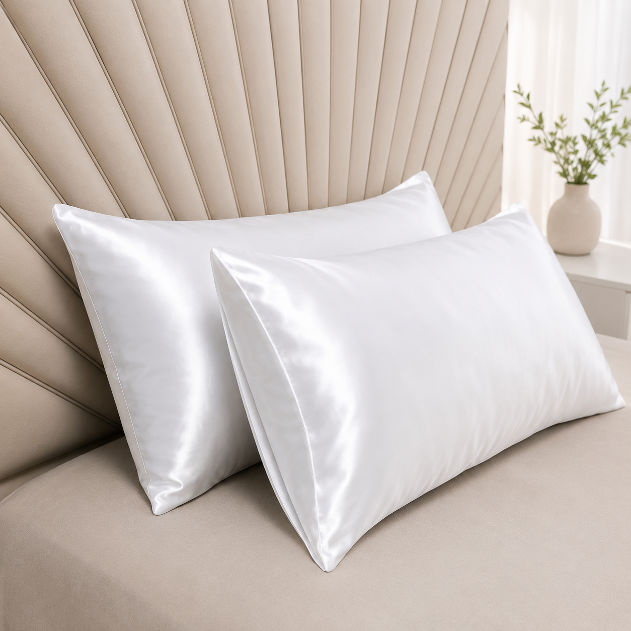 Nocturne Silk-Feel Pillowcase