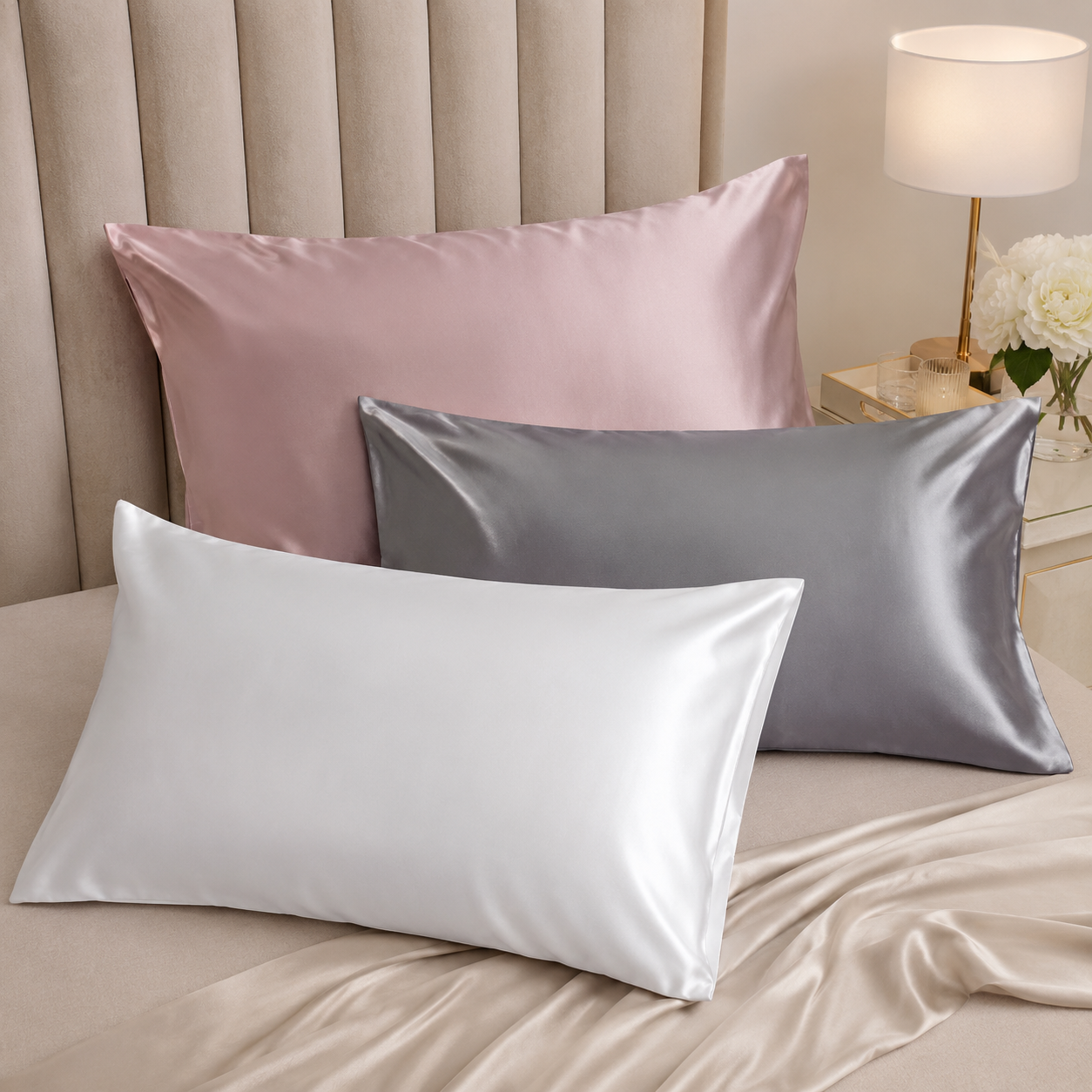 Nocturne Silk-Feel Pillowcase