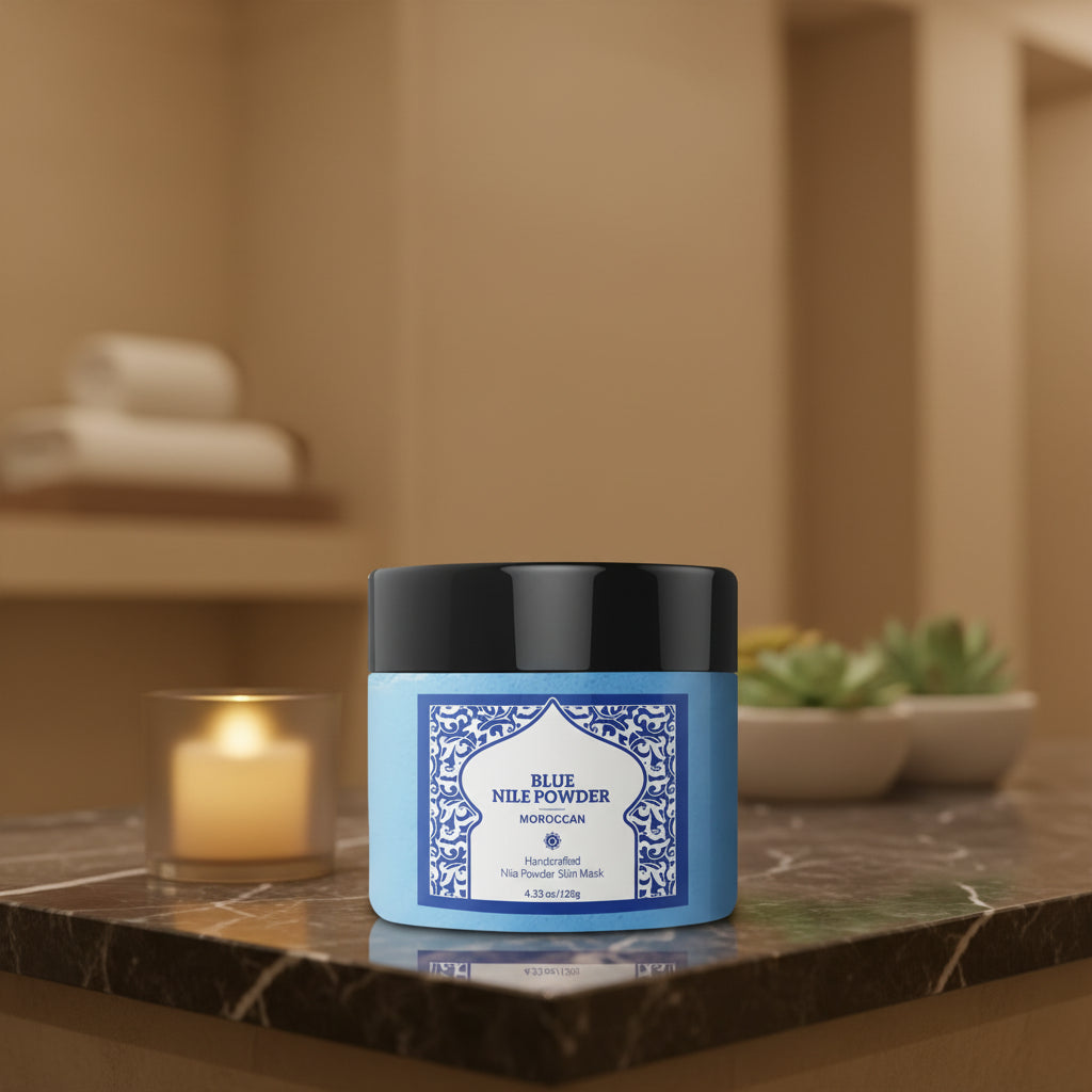 Moroccan Blue Nila Ritual Mask