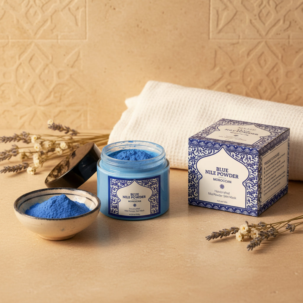 Moroccan Blue Nila Ritual Mask