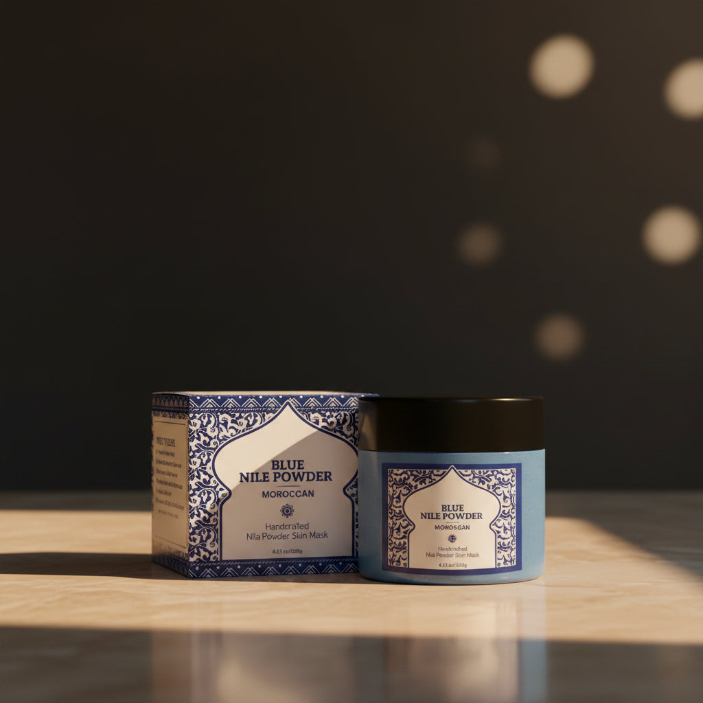 Moroccan Blue Nila Ritual Mask
