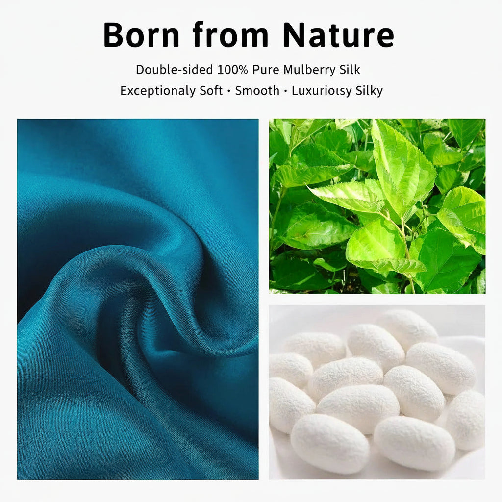 Silk Sleep Mask & Earplug Set