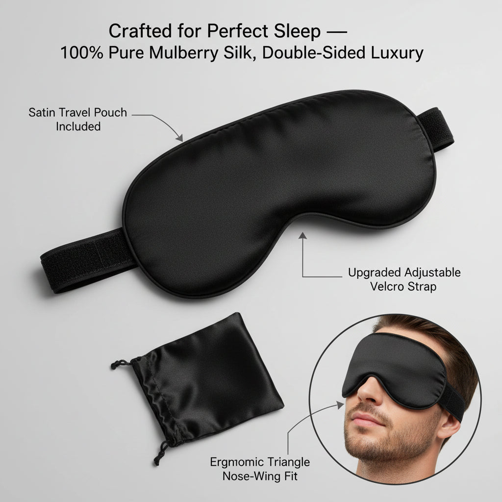 Silk Sleep Mask & Earplug Set
