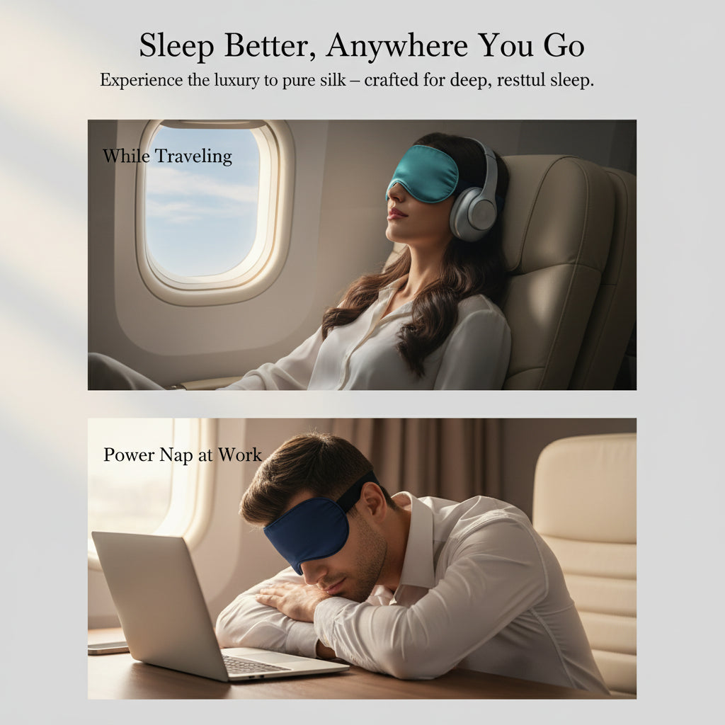 Silk Sleep Mask & Earplug Set