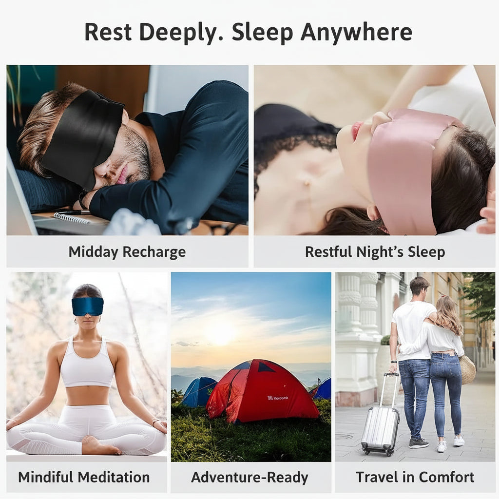 Silk Sleep Mask & Earplug Set
