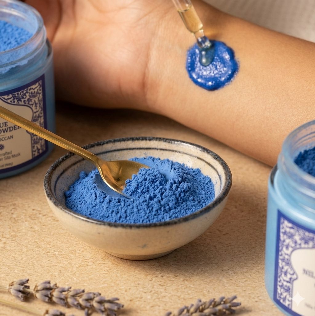 Moroccan Blue Nila Ritual Mask